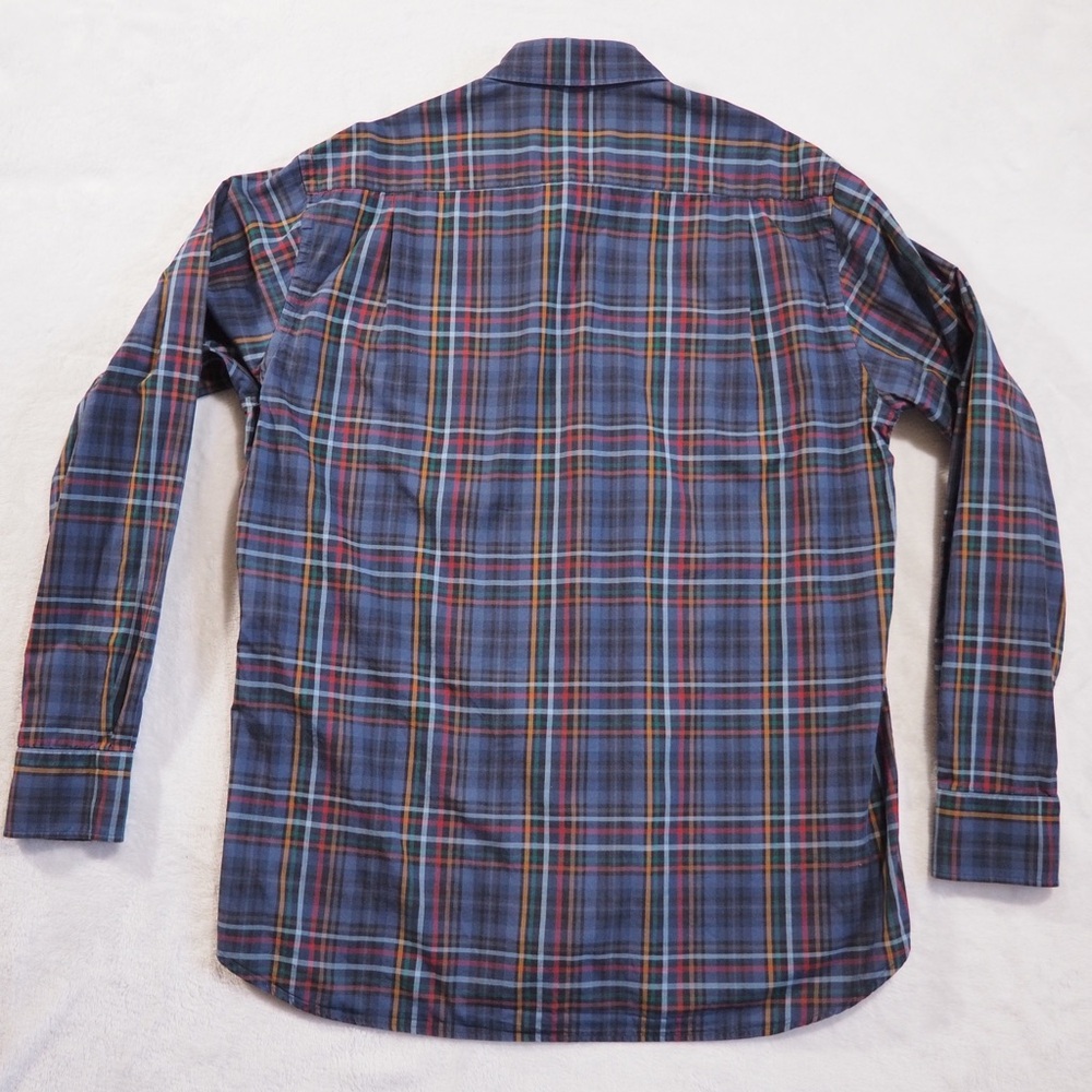 Paul & Shark Sz 42 Blue Multi-Color Plaid Button-Down Shirt - Picture 5 of 9